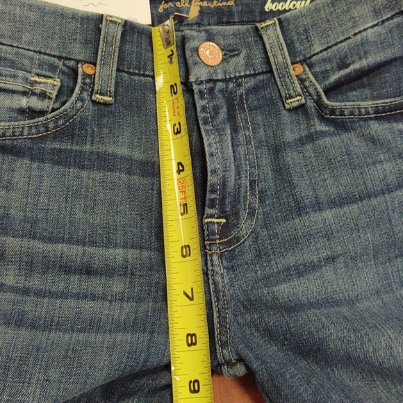7 For All Mankind Tailorless Kimmie Bootcut Jeans NWOT - Picture 10 of 12